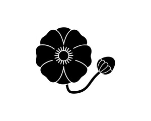 creative details poppy icon Vector Illustration	
