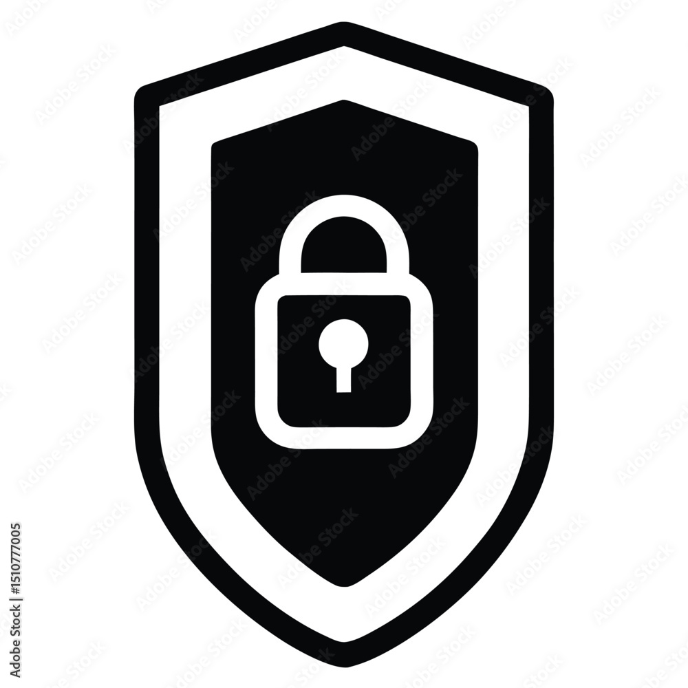 Poster mobile app developer element isolated mobile vpn icon on white background