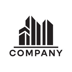 Fototapeta premium Real Estate Logo Design Vector, Building Logo Design, Unique and professional Logo Design