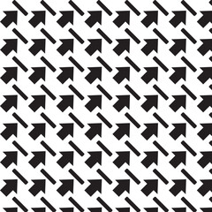 Seamless black and white pattern - minimalist design for fabric, wallpaper and digital backgrounds