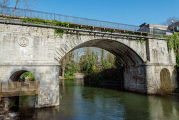 Fototapeta premium bridge over the river at Vizela