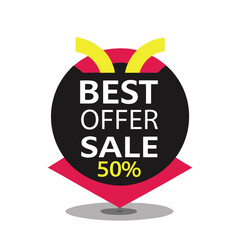 Big sale banner template design for web or social media.