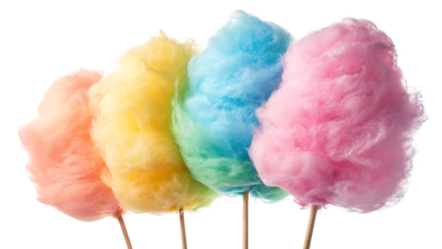 Rainbow cotton candy sweet treats fair food fun