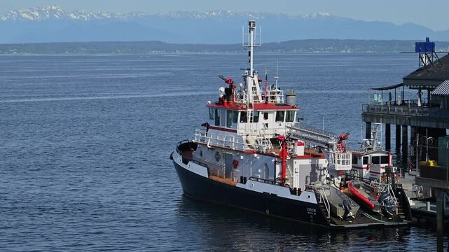 Seattle fire fighting tug.