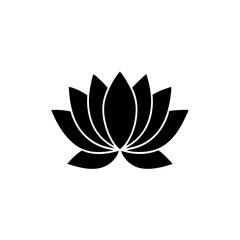 creative details Lotus Blossom Icon vector illustration	