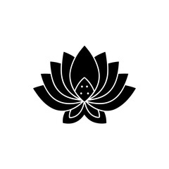 creative details Lotus Blossom Icon vector illustration	