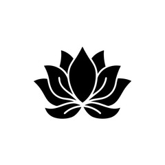 creative details Lotus Blossom Icon vector illustration	