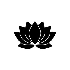 creative details Lotus Blossom Icon vector illustration	
