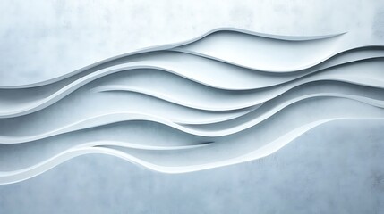 Obraz premium Abstract wave pattern on light gray background