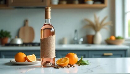 Rosé in Burlap with Orange

Rosé and Coffee Beans Art

Marble Display Rosé and Orange

Rustic Rosé with Coffee Beans

Orange and Coffee Beans with Rosé