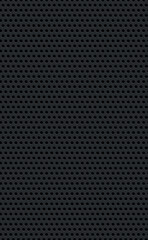 Material perforated metal dark background texture - Vector illustration