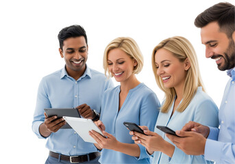business team working together