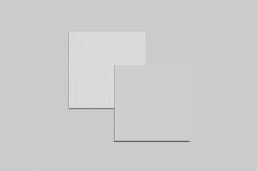 Square Business Card Mockup