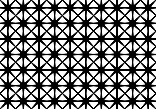 Fondo con red negra. Malla negra sobre fondo blanco. Estrellado