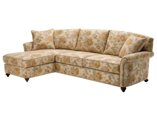 Beautiful velvet sectional sofa adds elegance and comfort to any living space