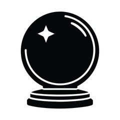 Obraz premium Crystal Icon Vector Flat and Clean Look Isolated