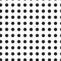 Seamless black and white pattern - minimalist design for fabric, wallpaper and digital backgrounds