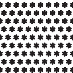 Seamless black and white pattern - minimalist design for fabric, wallpaper and digital backgrounds