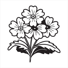 Sand Verbena Bloom – Desert Wildflower in Natural Habitat