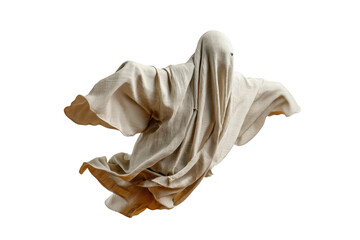 PNG Abstract cloth ghost figure floating against black background