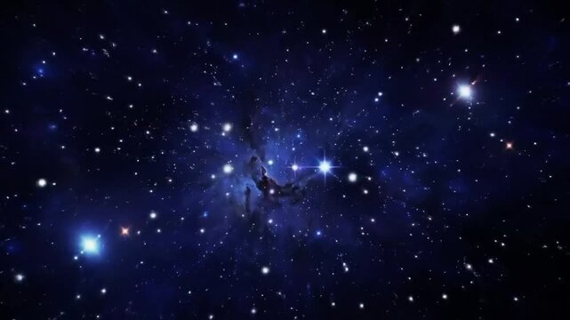 Celestial Symphony: A mesmerizing tapestry of stars sparkles in the vast expanse of the night sky, their celestial dance evoking a sense of wonder and the infinite cosmos.