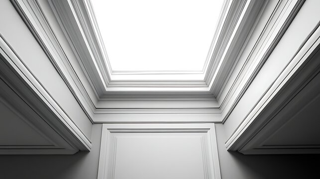 Ceiling detail, light well