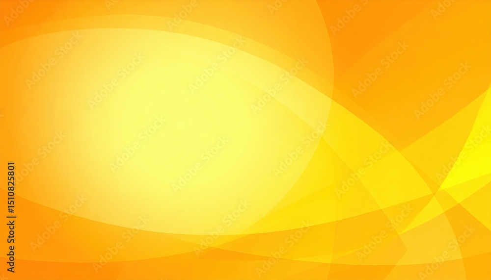 Poster dynamic abstract yellow background digital art vibrant colors studio environment close-up view moder