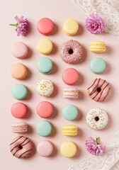 Fototapeta premium sweet colorful cake