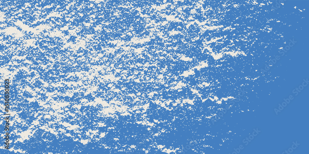 Aufkleber blue beige grange background with brush pattern. abstract seamless texture in watercolor strokes and