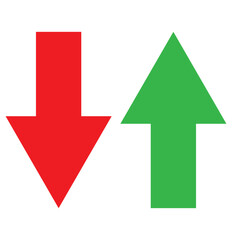 Up and down long arrows, Long arrow vector icon. vector illustration. Up and down long arrows, Long arrow vector icon. vector illustration. eps 10