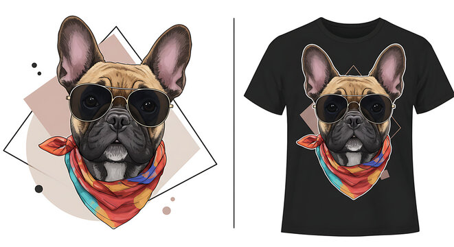 Belas imagens de c&atilde;es para estampa de camisetas