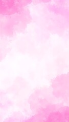 Fototapeta premium A serene pink sky at dusk, adorned with fluffy white clouds, creates a dreamy atmosphere, perfect for evoking feelings of tranquility and wonder.