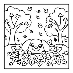 cartoon dog coloring pages for kids