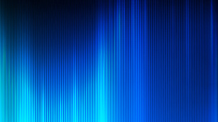Neon abstract lines design on gradient background. Futuristic background for landing page. Holographic gradient stripes. Shiny lines texture. Psychedelic neon color shading. Vector illustration.