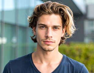 Portrait of a young man