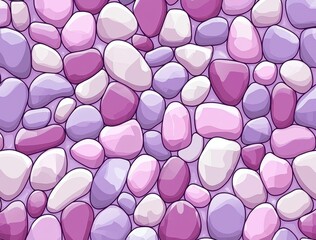 Smooth Pastel Purple Pebbles Pattern for Natural & Gentle Backgrounds