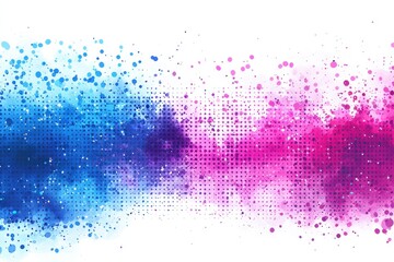 Vibrant Halftone Ink Splatter Background for Modern Art, Music Album Covers, and Dynamic Web Graphics