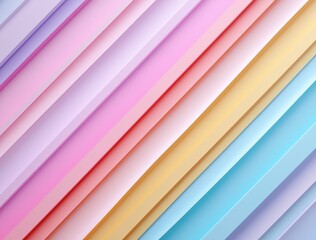 Soft Pastel Striped Background for Children's Products, Sweet Packaging, and Gentle Branding