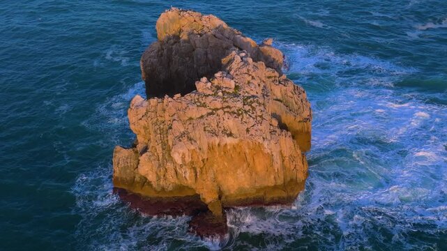 Sunset lights in the Urro del Manzano area of ​​the Dunes of Liencres Natural Park. Liencres, Pi&eacute;lagos Municipality, Costa Quebrada Geopark, Cantabrian Sea, Cantabria, Spain, Europe