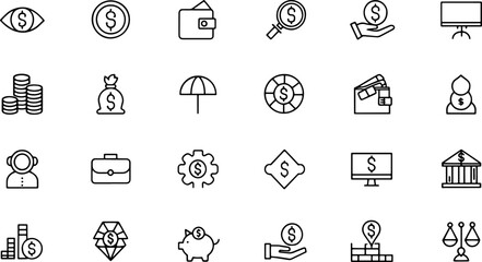 investment icon set  containing investor  asset  p (1).eps