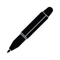 Marker Pen Icon Vector Flat And Clean Look