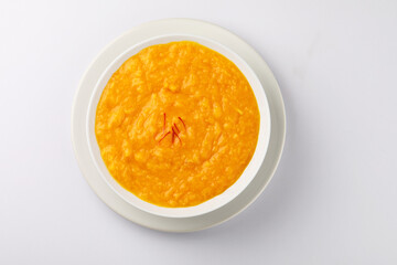 Aam Ras, Mango pulpy juice. Indian Desert and snack 