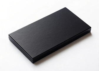 Black business card mockup material