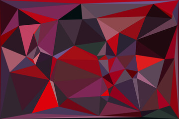 Abstract multicolor triangle background. Polygonal vector design in illustrator. Polygonal color background. Colorful polygonal background. colorful mosaic geometric background design with triangles