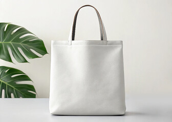 Plain bag mockup material