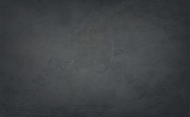 Realistic black wall texture, abstract background - Vector illustration