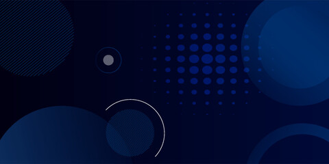 Abstract blue geometric background. Dynamic shapes composition. Vector illustration