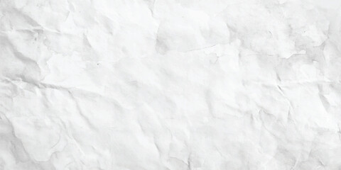 Vector white and gray crumpled paper texture background. Texture of white crumpled paper for background. background of an old crumpled sheet of paper, top view, paper texture