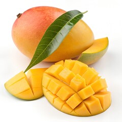 Fototapeta premium mango on white background