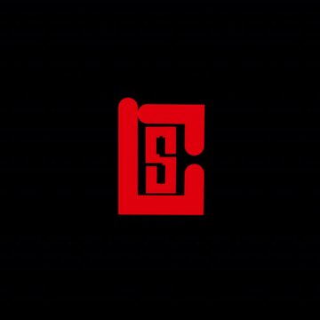 Intro Logo Design illustration vector icon logo letter SLC minimalist simple yet elegant movement
